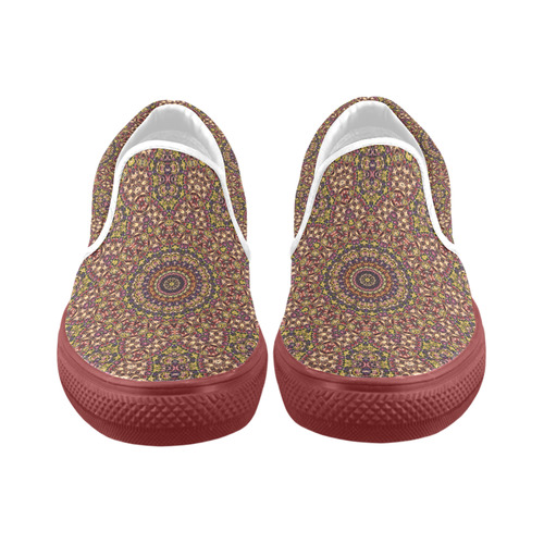 Batik Maharani #2B - Jera Nour Slip-on Canvas Shoes for Men/Large Size (Model 019)