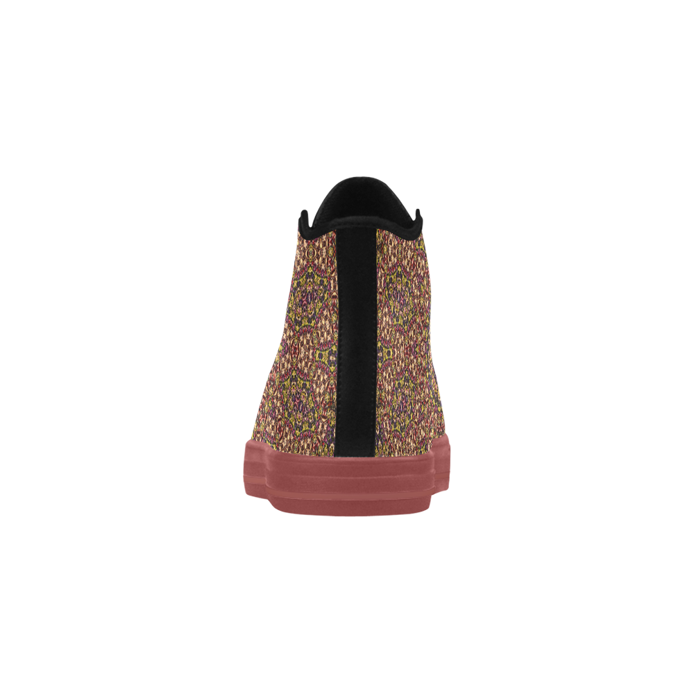 Batik Maharani #2B - Jera Nour Aquila High Top Microfiber Leather Women's Shoes/Large Size (Model 032)