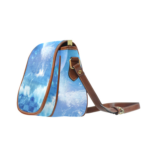 The water bird over the sea Saddle Bag/Small (Model 1649) Full Customization