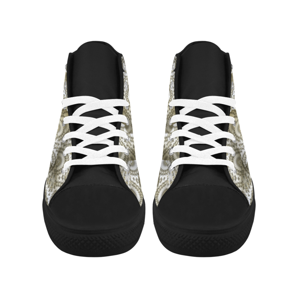Batik Maharani #4A - Jera Nour Aquila High Top Microfiber Leather Women's Shoes/Large Size (Model 032)