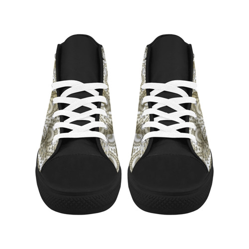 Batik Maharani #4A - Jera Nour Aquila High Top Microfiber Leather Women's Shoes/Large Size (Model 032)