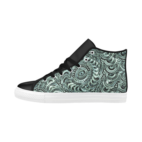 Batik Maharani #4B - Jera Nour Aquila High Top Microfiber Leather Women's Shoes/Large Size (Model 032)