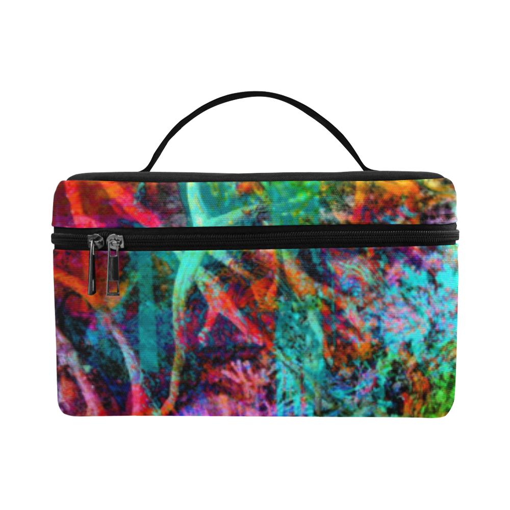Sea Weed Color by Martina Webster Cosmetic Bag/Large (Model 1658)