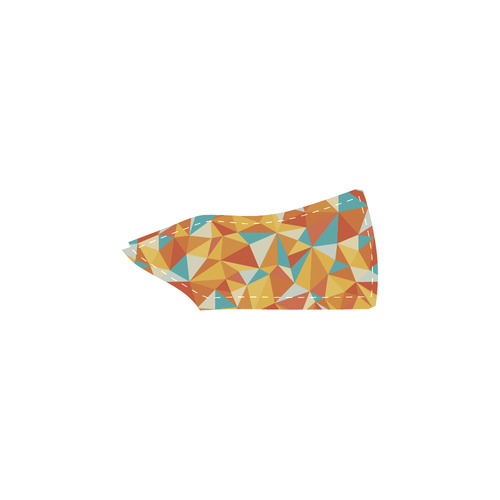 Polygons Men's Slip-on Canvas Shoes (Model 019)