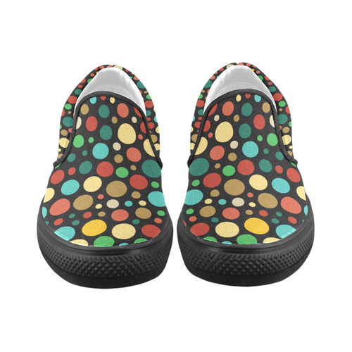 Colorpois Men's Slip-on Canvas Shoes (Model 019)