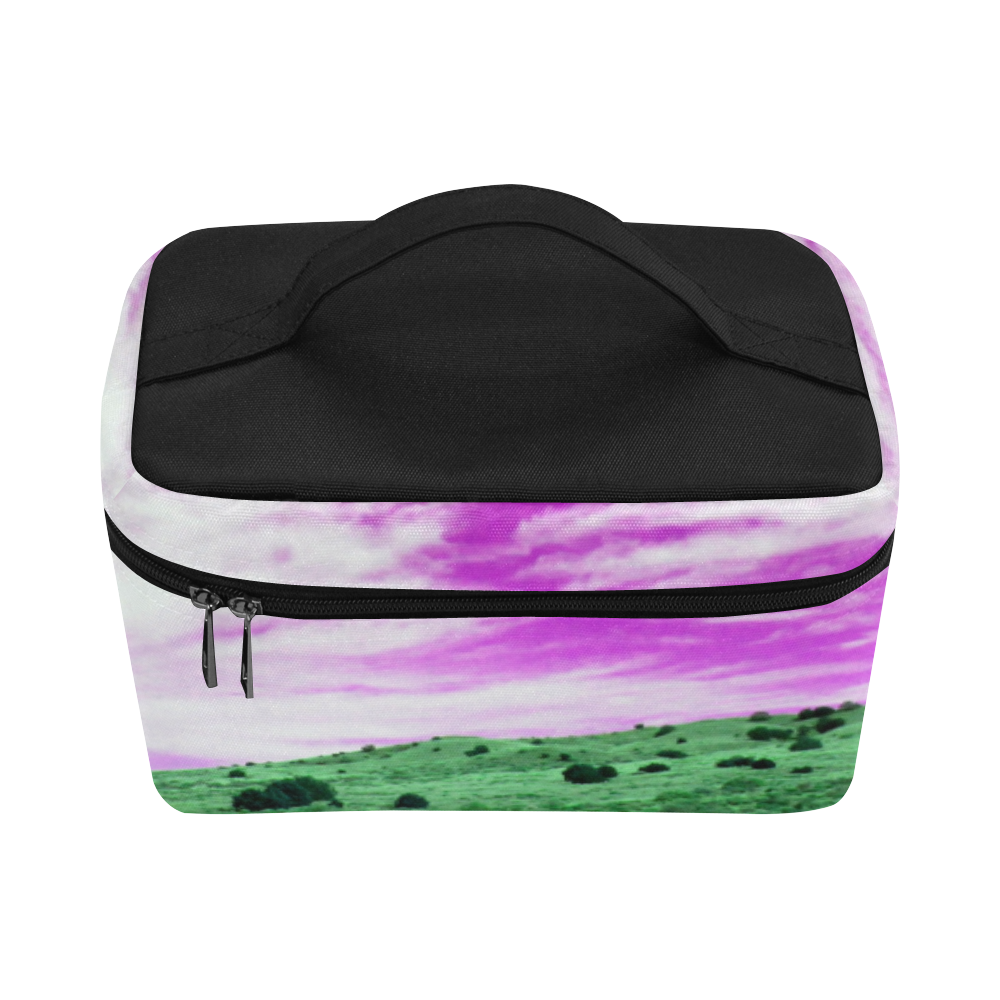 Prairie Pink by Martina Webster Cosmetic Bag/Large (Model 1658)