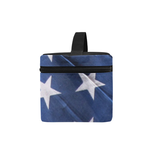 US Flag Waving by Martina Webster Cosmetic Bag/Large (Model 1658)