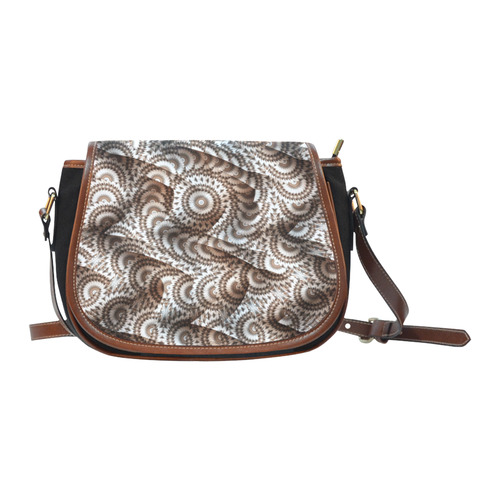 Batik Maharani #4A - Jera Nour Saddle Bag/Small (Model 1649)(Flap Customization)