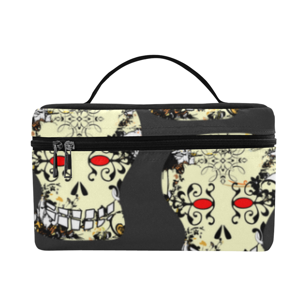 Gothic Sugar Skull by Martina Webster Cosmetic Bag/Large (Model 1658)