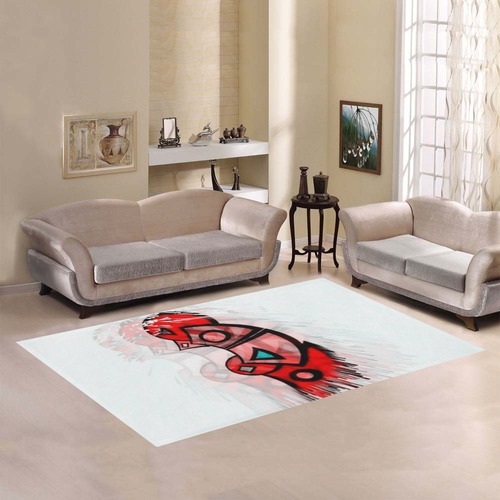 Color Shadow by Popart Lover Area Rug7'x5'