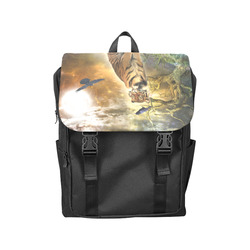 Awesome itger in the night Casual Shoulders Backpack (Model 1623)