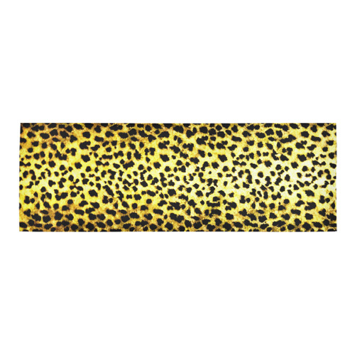 Leopard Wallpaper Print Area Rug 9'6''x3'3''
