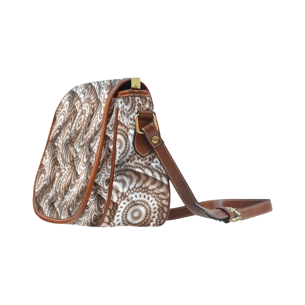 Batik Maharani #4A - Jera Nour Saddle Bag/Small (Model 1649) Full Customization