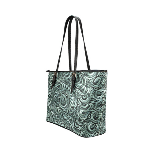 Batik Maharani #4B - Jera Nour Leather Tote Bag/Small (Model 1651)