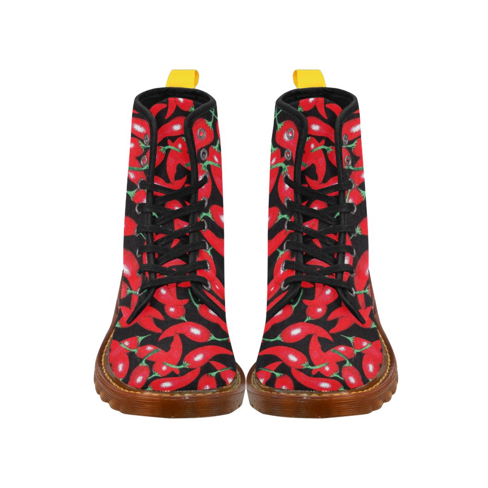 red hottt peppers Martin Boots For Men Model 1203H