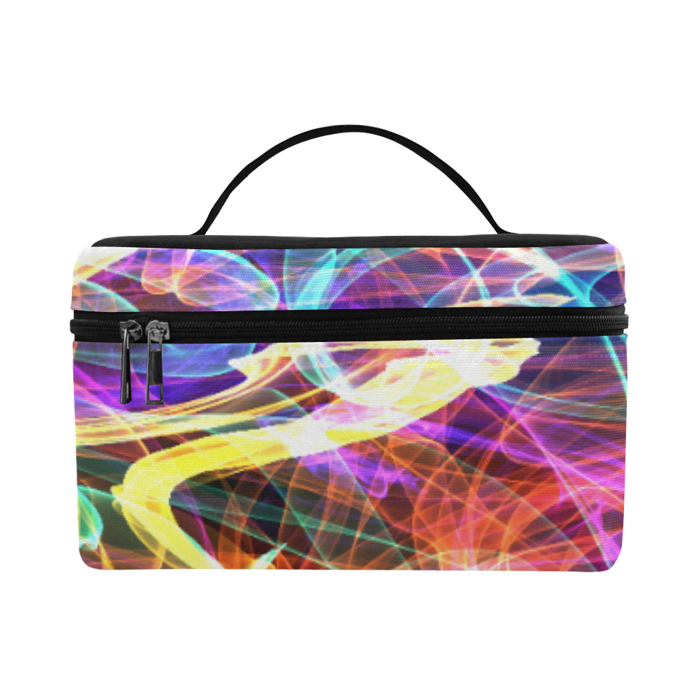 Flames Rainbow by Martina Webster Cosmetic Bag/Large (Model 1658)