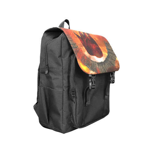 Awesome wolf in the night Casual Shoulders Backpack (Model 1623)