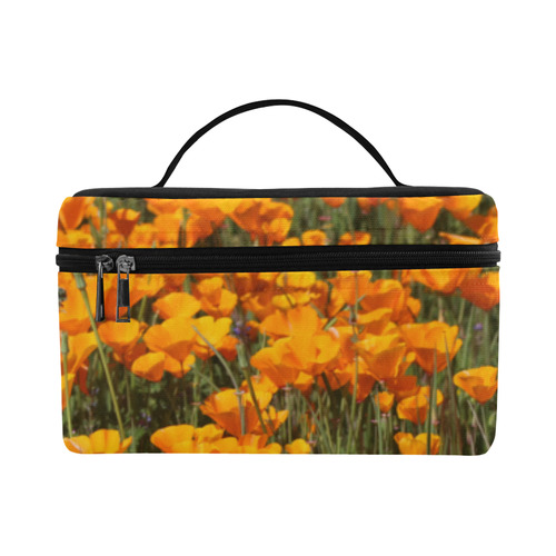 Sea of poppies by Martina Webster Cosmetic Bag/Large (Model 1658)