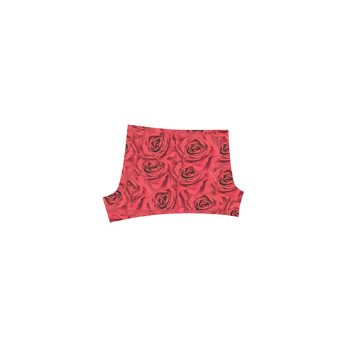 Radical Red Roses Briseis Skinny Shorts (Model L04)