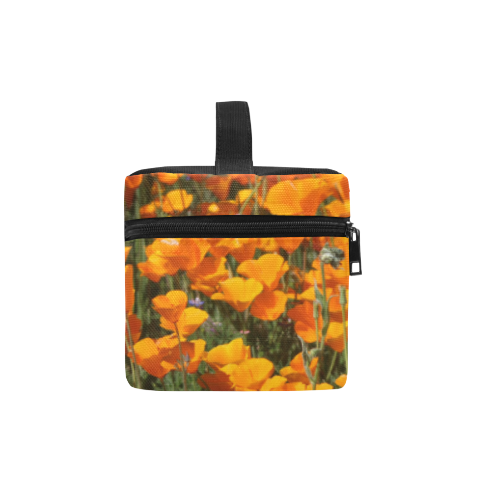 Sea of poppies by Martina Webster Cosmetic Bag/Large (Model 1658)