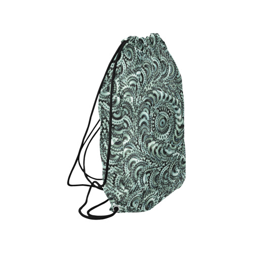 Batik Maharani #4B - Jera Nour Small Drawstring Bag Model 1604 (Twin Sides) 11"(W) * 17.7"(H)