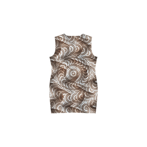 Batik Maharani #4A - Jera Nour Phoebe Sleeveless V-Neck Dress (Model D09)