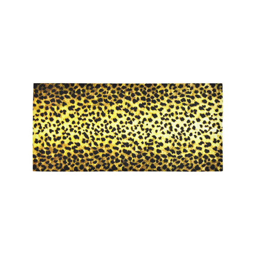 Leopard Wallpaper Print Area Rug 7'x3'3''