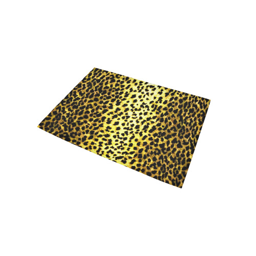 Leopard Wallpaper Print Area Rug 5'x3'3''