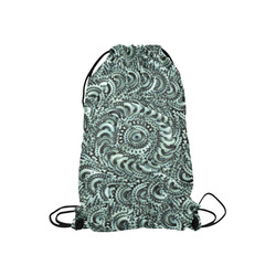 Batik Maharani #4B - Jera Nour Small Drawstring Bag Model 1604 (Twin Sides) 11"(W) * 17.7"(H)
