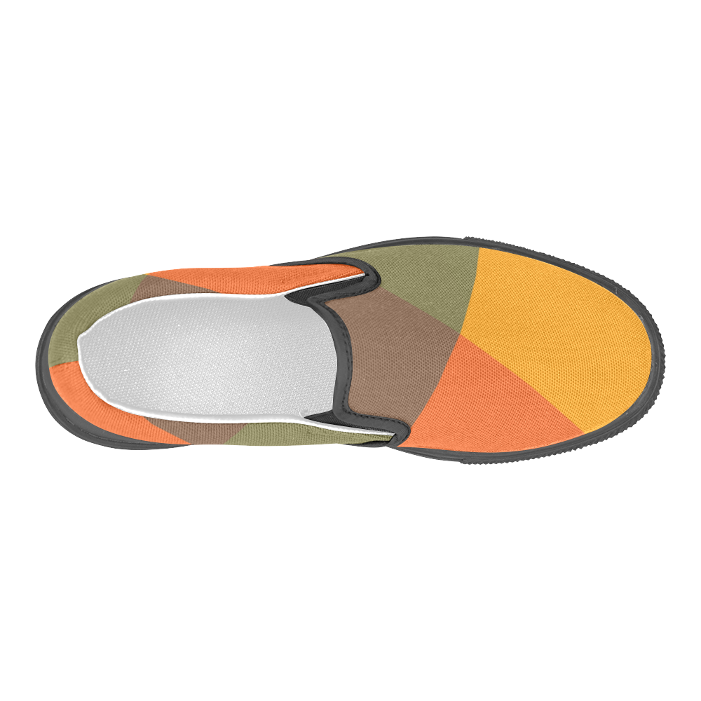 Bronge Men's Slip-on Canvas Shoes (Model 019)