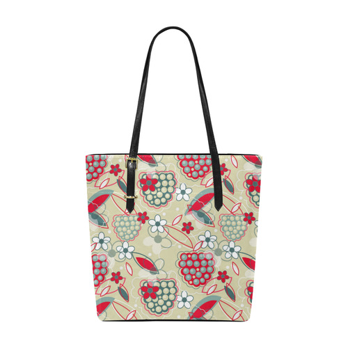 Berry Sweet Fruit Flower Floral Euramerican Tote Bag/Small (Model 1655)