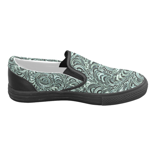 Batik Maharani #4B - Jera Nour Slip-on Canvas Shoes for Men/Large Size (Model 019)