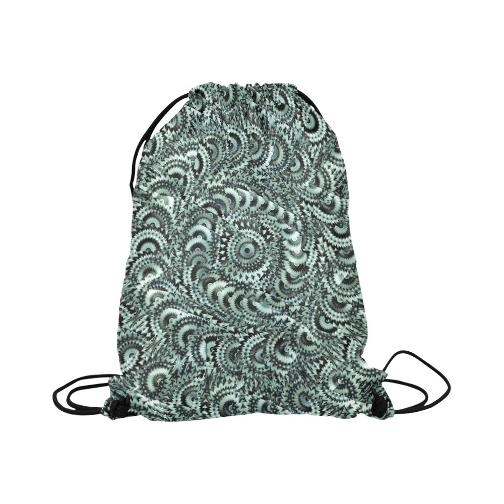 Batik Maharani #4B - Jera Nour Large Drawstring Bag Model 1604 (Twin Sides)  16.5"(W) * 19.3"(H)