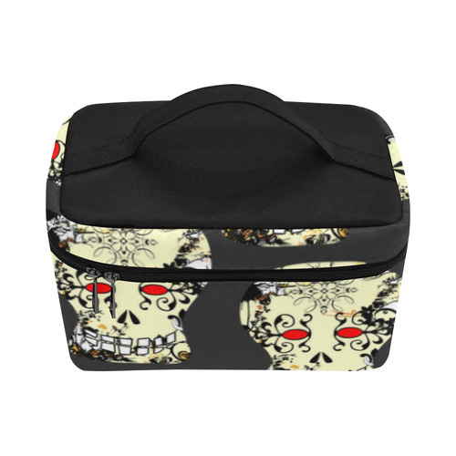 Gothic Sugar Skull by Martina Webster Cosmetic Bag/Large (Model 1658)