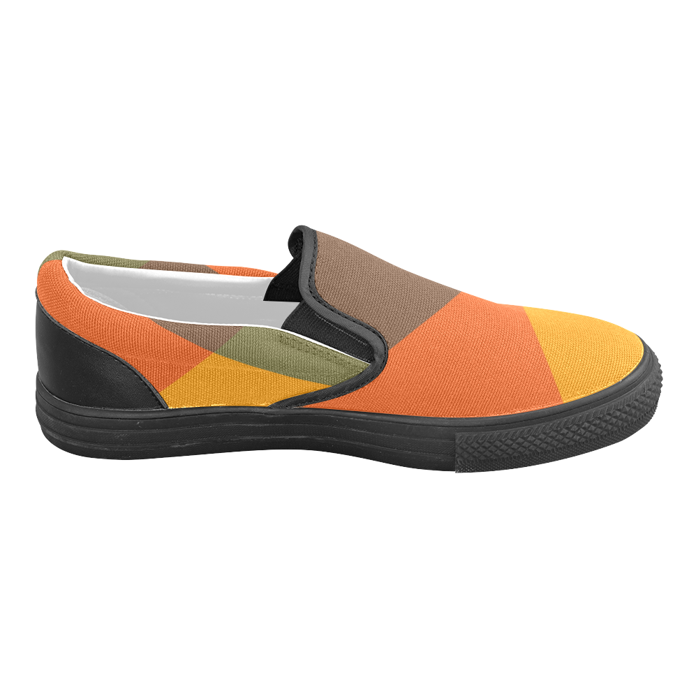 Bronge Men's Slip-on Canvas Shoes (Model 019)