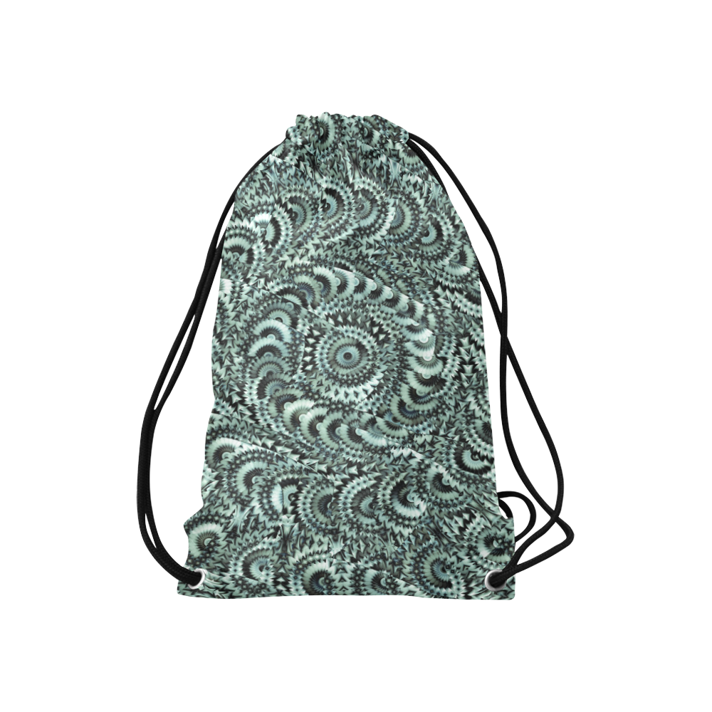 Batik Maharani #4B - Jera Nour Small Drawstring Bag Model 1604 (Twin Sides) 11"(W) * 17.7"(H)