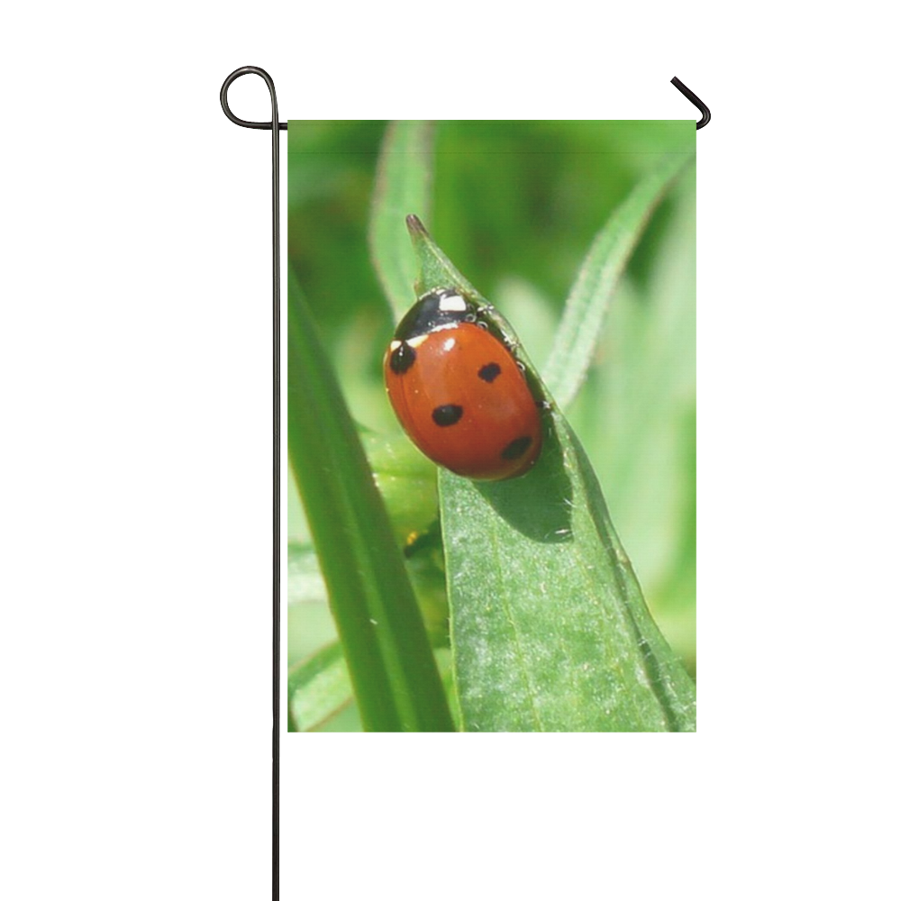lady bug by JamColors Garden Flag 12‘’x18‘’（Without Flagpole）