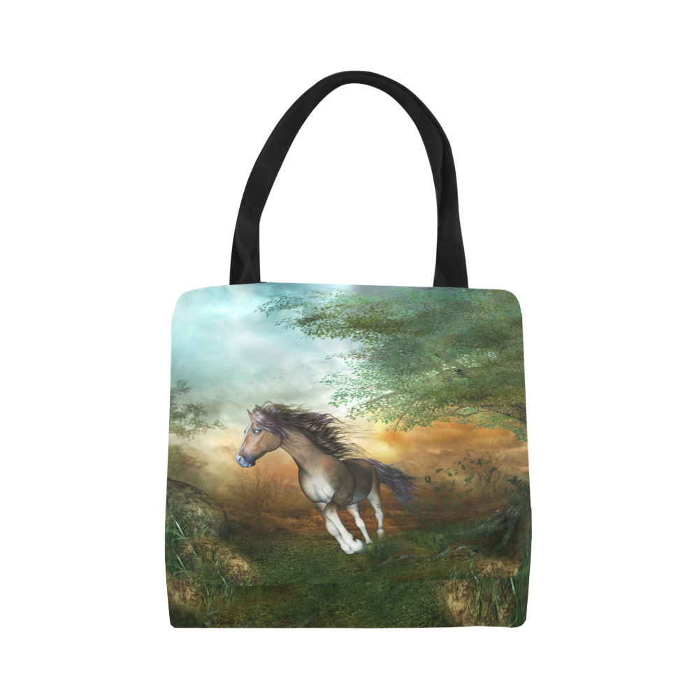 Wonderful running horse Canvas Tote Bag (Model 1657)