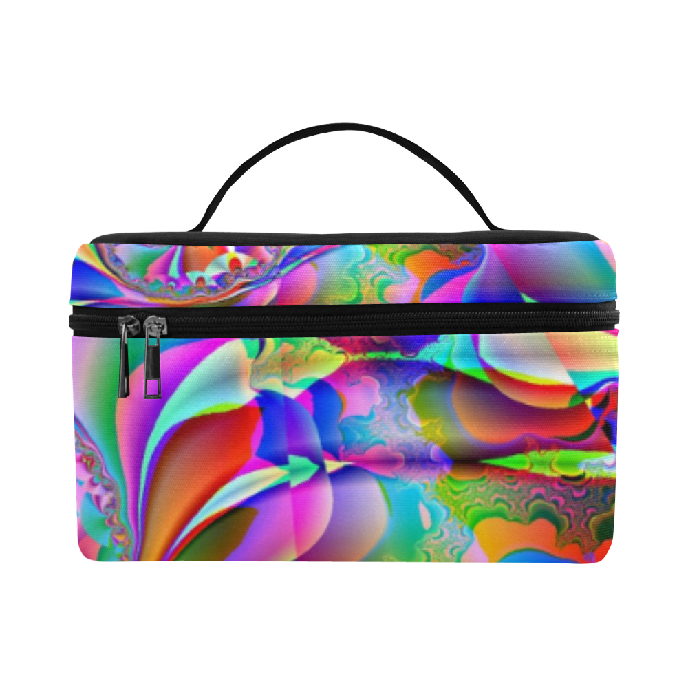 Abstractic by Martina Webster Cosmetic Bag/Large (Model 1658)
