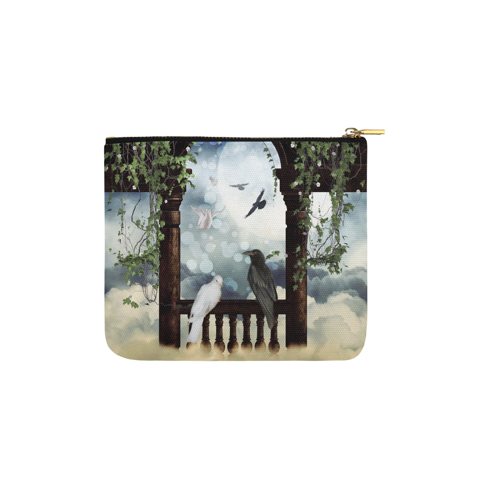 The crow and the dove Carry-All Pouch 6''x5''