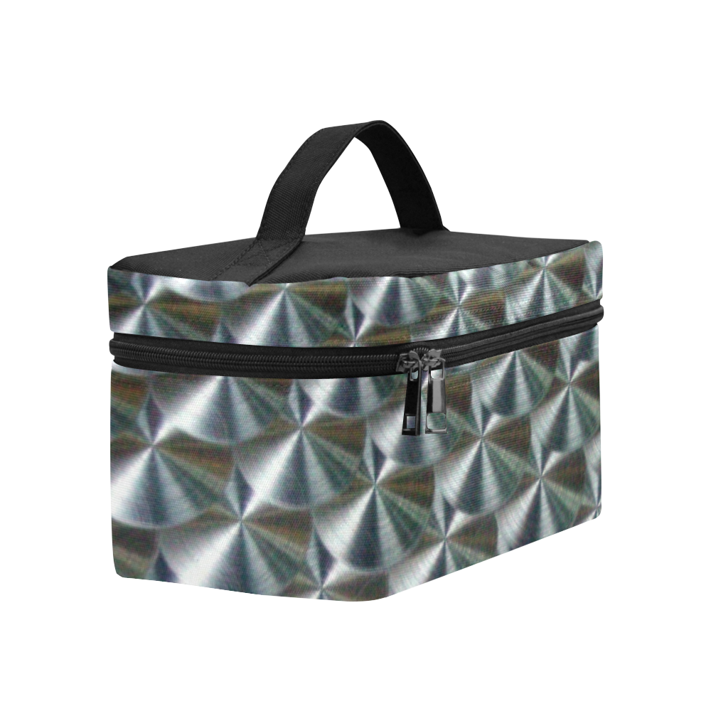 Metal Swirl by Martina Webster Cosmetic Bag/Large (Model 1658)
