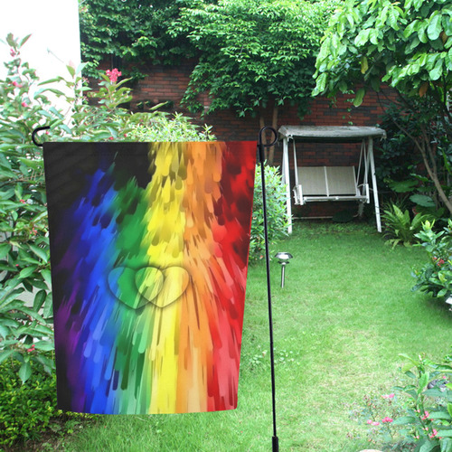 Pride Colors by Nico Bielow Garden Flag 12‘’x18‘’（Without Flagpole）