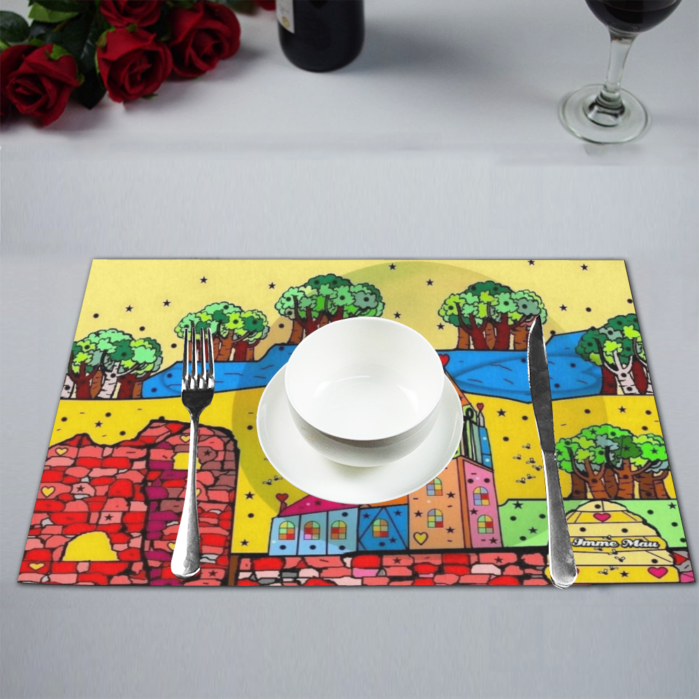 Immekath by Nico Bielow Placemat 12’’ x 18’’ (Set of 6)