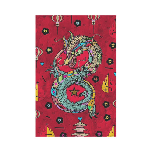 Dragon by Nico Bielow Garden Flag 12‘’x18‘’（Without Flagpole）