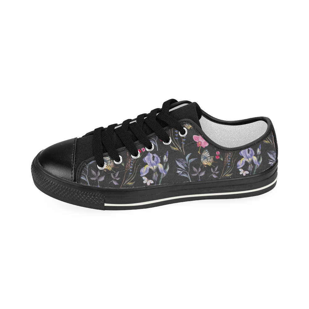 Wildflowers I Women's Classic Canvas Shoes (Model 018)