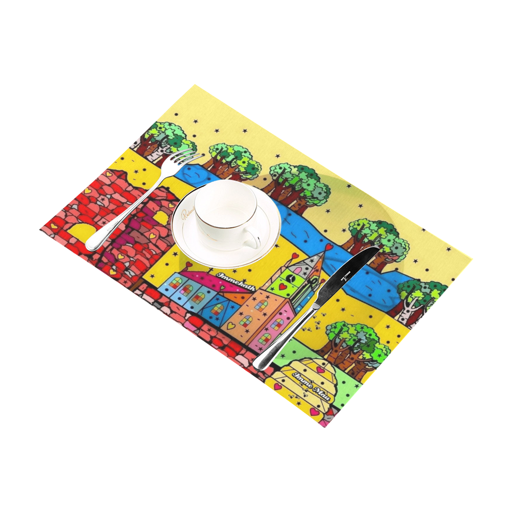 Immekath by Nico Bielow Placemat 12’’ x 18’’ (Six Pieces)