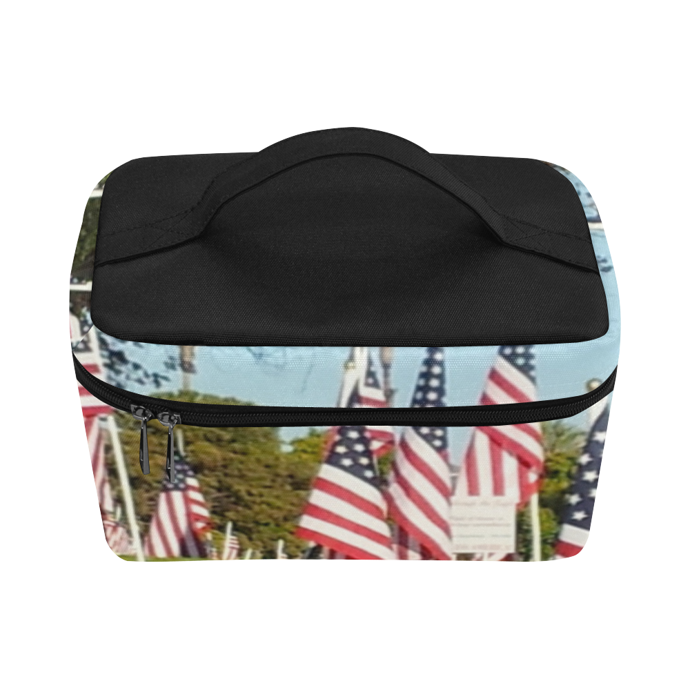 USA Flag Day by Martina Webster Cosmetic Bag/Large (Model 1658)