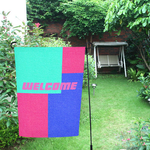 Welcome Garden Flag 12‘’x18‘’（Without Flagpole）