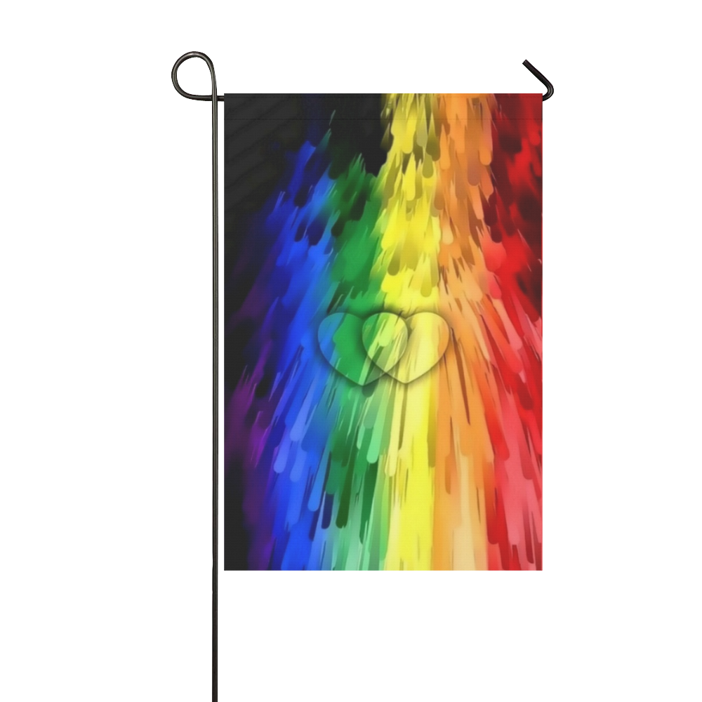 Pride Colors by Nico Bielow Garden Flag 12‘’x18‘’（Without Flagpole）