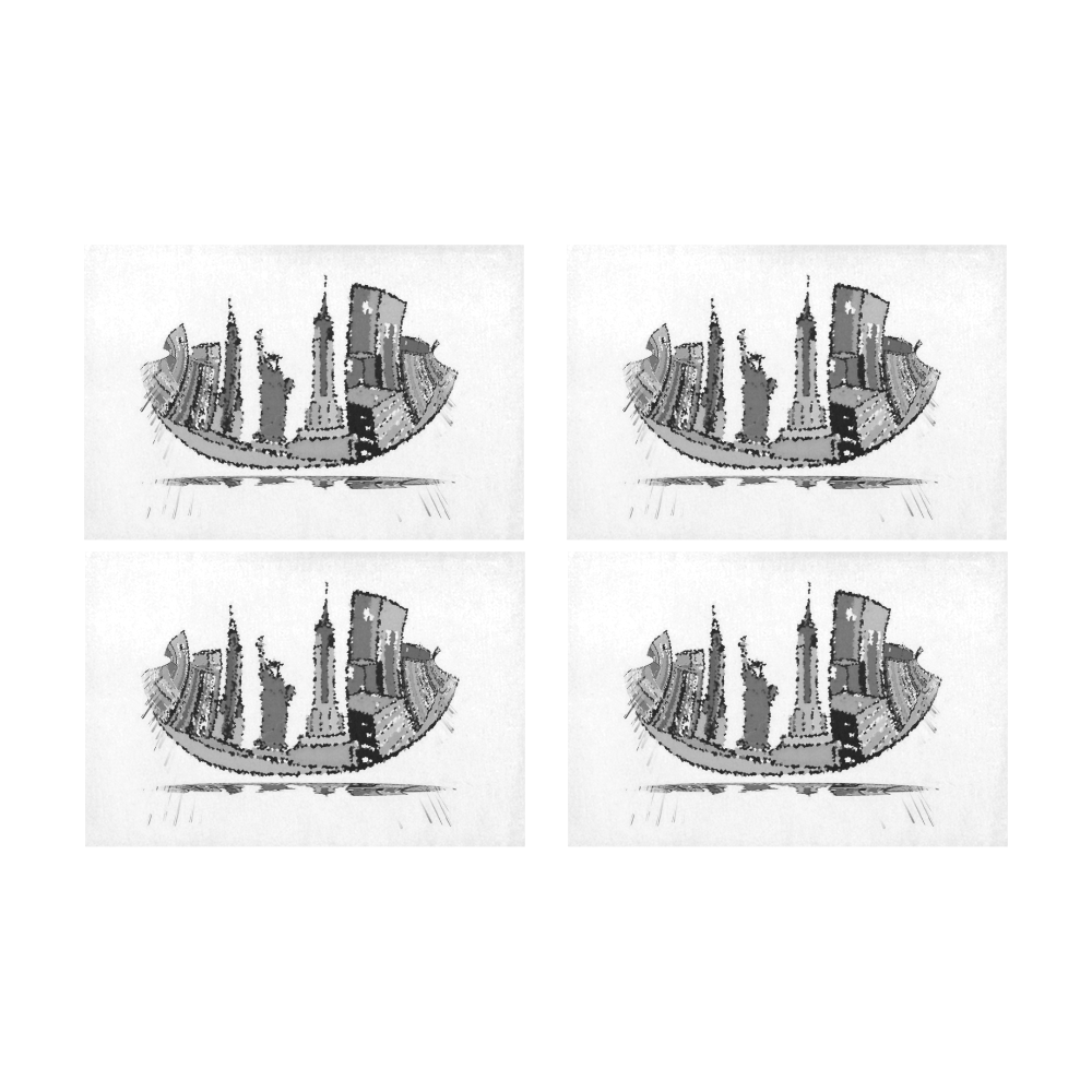 NYC by Popart Lover Placemat 12’’ x 18’’ (Set of 4)